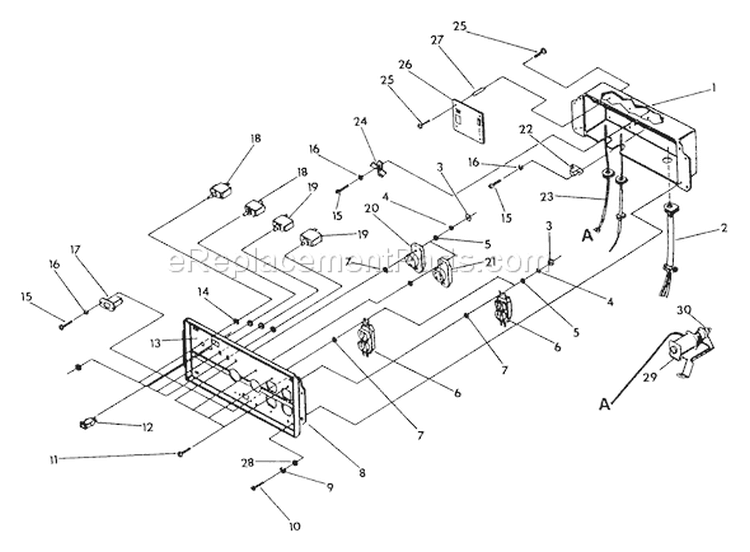 Page E Diagram and Parts List for 0567-1  Briggs and Stratton Generator